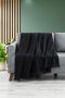 L'essentiel linge de maison Funda de Sofá 200, Negro, 70% Algodón / 30% Poliéster, 200 x 200 cm